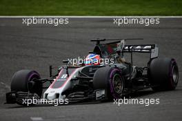 Romain Grosjean (FRA) Haas F1 Team VF-17. 25.08.2017. Formula 1 World Championship, Rd 12, Belgian Grand Prix, Spa Francorchamps, Belgium, Practice Day.