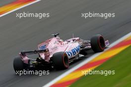 Sergio Perez (MEX) Sahara Force India F1   25.08.2017. Formula 1 World Championship, Rd 12, Belgian Grand Prix, Spa Francorchamps, Belgium, Practice Day.