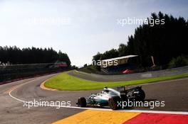 Valtteri Bottas (FIN) Mercedes AMG F1 W08. 25.08.2017. Formula 1 World Championship, Rd 12, Belgian Grand Prix, Spa Francorchamps, Belgium, Practice Day.