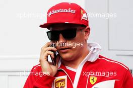 Kimi Raikkonen (FIN) Ferrari. 25.08.2017. Formula 1 World Championship, Rd 12, Belgian Grand Prix, Spa Francorchamps, Belgium, Practice Day.