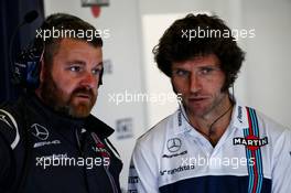 Guy Martin (GBR) Motorcycle Racer and TV Personality (Right). 25.08.2017. Formula 1 World Championship, Rd 12, Belgian Grand Prix, Spa Francorchamps, Belgium, Practice Day.