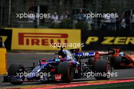 Carlos Sainz Jr (ESP) Scuderia Toro Rosso STR12. 25.08.2017. Formula 1 World Championship, Rd 12, Belgian Grand Prix, Spa Francorchamps, Belgium, Practice Day.