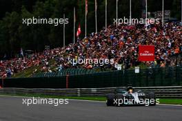 Lewis Hamilton (GBR) Mercedes AMG F1 W08. 25.08.2017. Formula 1 World Championship, Rd 12, Belgian Grand Prix, Spa Francorchamps, Belgium, Practice Day.