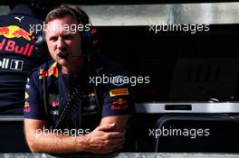 Christian Horner (GBR) Red Bull Racing Team Principal. 25.08.2017. Formula 1 World Championship, Rd 12, Belgian Grand Prix, Spa Francorchamps, Belgium, Practice Day.