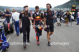 Daniel Ricciardo (AUS) Red Bull Racing RB13. 27.08.2017. Formula 1 World Championship, Rd 12, Belgian Grand Prix, Spa Francorchamps, Belgium, Race Day.