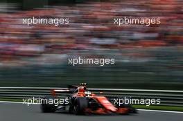 Stoffel Vandoorne (BEL) McLaren MCL32. 27.08.2017. Formula 1 World Championship, Rd 12, Belgian Grand Prix, Spa Francorchamps, Belgium, Race Day.