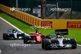 Lewis Hamilton (GBR) Mercedes AMG F1 W08. 27.08.2017. Formula 1 World Championship, Rd 12, Belgian Grand Prix, Spa Francorchamps, Belgium, Race Day.