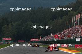 Kimi Raikkonen (FIN) Ferrari SF70H. 27.08.2017. Formula 1 World Championship, Rd 12, Belgian Grand Prix, Spa Francorchamps, Belgium, Race Day.