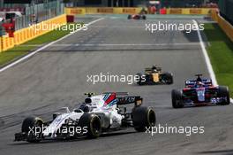 Lance Stroll (CDN) Williams FW40. 27.08.2017. Formula 1 World Championship, Rd 12, Belgian Grand Prix, Spa Francorchamps, Belgium, Race Day.