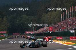 Lewis Hamilton (GBR) Mercedes AMG F1 W08. 27.08.2017. Formula 1 World Championship, Rd 12, Belgian Grand Prix, Spa Francorchamps, Belgium, Race Day.