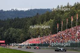 Valtteri Bottas (FIN) Mercedes AMG F1 W08. 27.08.2017. Formula 1 World Championship, Rd 12, Belgian Grand Prix, Spa Francorchamps, Belgium, Race Day.