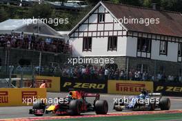 Daniel Ricciardo (AUS) Red Bull Racing RB13. 27.08.2017. Formula 1 World Championship, Rd 12, Belgian Grand Prix, Spa Francorchamps, Belgium, Race Day.