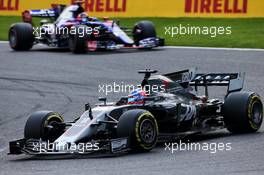 Romain Grosjean (FRA) Haas F1 Team VF-17. 27.08.2017. Formula 1 World Championship, Rd 12, Belgian Grand Prix, Spa Francorchamps, Belgium, Race Day.