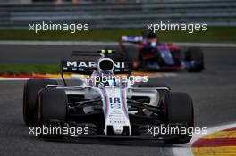 Lance Stroll (CDN) Williams FW40. 27.08.2017. Formula 1 World Championship, Rd 12, Belgian Grand Prix, Spa Francorchamps, Belgium, Race Day.