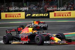 Max Verstappen (NLD) Red Bull Racing RB13. 27.08.2017. Formula 1 World Championship, Rd 12, Belgian Grand Prix, Spa Francorchamps, Belgium, Race Day.