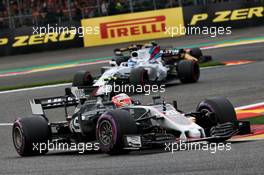 Kevin Magnussen (DEN) Haas VF-17. 27.08.2017. Formula 1 World Championship, Rd 12, Belgian Grand Prix, Spa Francorchamps, Belgium, Race Day.