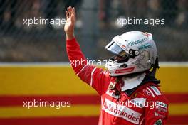 Sebastian Vettel (GER) Scuderia Ferrari  26.08.2017. Formula 1 World Championship, Rd 12, Belgian Grand Prix, Spa Francorchamps, Belgium, Qualifying Day.