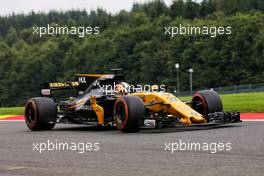 Nico Hulkenberg (GER) Renault Sport F1 Team RS17. 26.08.2017. Formula 1 World Championship, Rd 12, Belgian Grand Prix, Spa Francorchamps, Belgium, Qualifying Day.