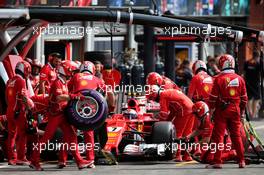 Kimi Raikkonen (FIN) Ferrari SF70H. 26.08.2017. Formula 1 World Championship, Rd 12, Belgian Grand Prix, Spa Francorchamps, Belgium, Qualifying Day.