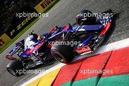 Carlos Sainz Jr (ESP) Scuderia Toro Rosso STR12. 26.08.2017. Formula 1 World Championship, Rd 12, Belgian Grand Prix, Spa Francorchamps, Belgium, Qualifying Day.
