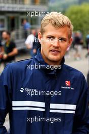 Marcus Ericsson (SWE) Sauber F1 Team. 26.08.2017. Formula 1 World Championship, Rd 12, Belgian Grand Prix, Spa Francorchamps, Belgium, Qualifying Day.