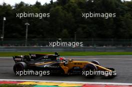 Nico Hulkenberg (GER) Renault Sport F1 Team RS17. 26.08.2017. Formula 1 World Championship, Rd 12, Belgian Grand Prix, Spa Francorchamps, Belgium, Qualifying Day.
