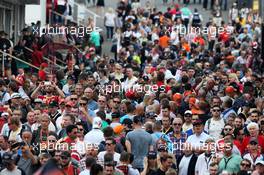Fans. 26.08.2017. Formula 1 World Championship, Rd 12, Belgian Grand Prix, Spa Francorchamps, Belgium, Qualifying Day.