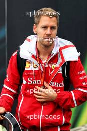 Sebastian Vettel (GER) Ferrari. 26.08.2017. Formula 1 World Championship, Rd 12, Belgian Grand Prix, Spa Francorchamps, Belgium, Qualifying Day.