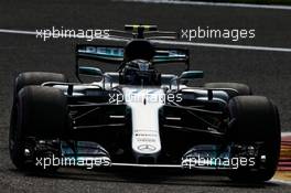 Valtteri Bottas (FIN) Mercedes AMG F1 W08. 26.08.2017. Formula 1 World Championship, Rd 12, Belgian Grand Prix, Spa Francorchamps, Belgium, Qualifying Day.