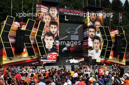 Fans. 27.08.2017. Formula 1 World Championship, Rd 12, Belgian Grand Prix, Spa Francorchamps, Belgium, Race Day.