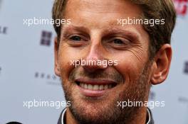 Romain Grosjean (FRA) Haas F1 Team. 24.08.2017. Formula 1 World Championship, Rd 12, Belgian Grand Prix, Spa Francorchamps, Belgium, Preparation Day.