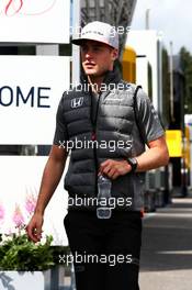 Stoffel Vandoorne (BEL) McLaren. 24.08.2017. Formula 1 World Championship, Rd 12, Belgian Grand Prix, Spa Francorchamps, Belgium, Preparation Day.