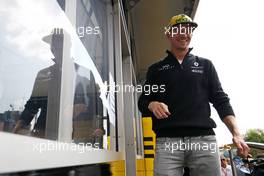 Nico Hulkenberg (GER) Renault Sport F1 Team  24.08.2017. Formula 1 World Championship, Rd 12, Belgian Grand Prix, Spa Francorchamps, Belgium, Preparation Day.
