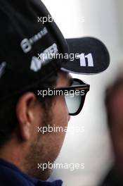 Sergio Perez (MEX) Sahara Force India F1. 24.08.2017. Formula 1 World Championship, Rd 12, Belgian Grand Prix, Spa Francorchamps, Belgium, Preparation Day.