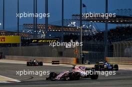 Sergio Perez (MEX) Sahara Force India F1 VJM10. 16.04.2017. Formula 1 World Championship, Rd 3, Bahrain Grand Prix, Sakhir, Bahrain, Race Day.