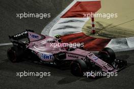 Esteban Ocon (FRA) Sahara Force India F1 VJM10. 16.04.2017. Formula 1 World Championship, Rd 3, Bahrain Grand Prix, Sakhir, Bahrain, Race Day.