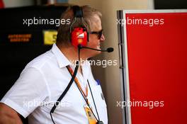 Jo Bauer (GER) FIA Delegate. 18.04.2017. Formula 1 Testing. Sakhir, Bahrain. Tuesday.