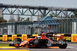 Fernando Alonso (ESP) McLaren MCL32. 09.06.2017. Formula 1 World Championship, Rd 7, Canadian Grand Prix, Montreal, Canada, Practice Day.