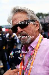 Michael Douglas (USA) Actor on the grid. 11.06.2017. Formula 1 World Championship, Rd 7, Canadian Grand Prix, Montreal, Canada, Race Day.