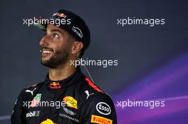 Daniel Ricciardo (AUS) Red Bull Racing in the FIA Press Conference. 11.06.2017. Formula 1 World Championship, Rd 7, Canadian Grand Prix, Montreal, Canada, Race Day.