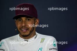 Lewis Hamilton (GBR) Mercedes AMG F1 in the FIA Press Conference. 11.06.2017. Formula 1 World Championship, Rd 7, Canadian Grand Prix, Montreal, Canada, Race Day.