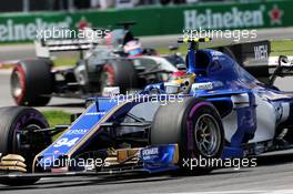 Pascal Wehrlein (GER) Sauber C36. 11.06.2017. Formula 1 World Championship, Rd 7, Canadian Grand Prix, Montreal, Canada, Race Day.