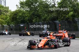 Stoffel Vandoorne (BEL) McLaren MCL32. 11.06.2017. Formula 1 World Championship, Rd 7, Canadian Grand Prix, Montreal, Canada, Race Day.