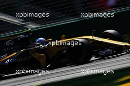 Jolyon Palmer (GBR) Renault Sport F1 Team RS17. 11.06.2017. Formula 1 World Championship, Rd 7, Canadian Grand Prix, Montreal, Canada, Race Day.