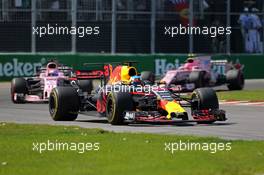 Daniel Ricciardo (AUS) Red Bull Racing  11.06.2017. Formula 1 World Championship, Rd 7, Canadian Grand Prix, Montreal, Canada, Race Day.