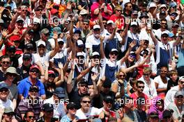 Williams fans in the grandstand. 11.06.2017. Formula 1 World Championship, Rd 7, Canadian Grand Prix, Montreal, Canada, Race Day.