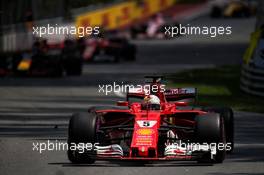 Sebastian Vettel (GER) Ferrari SF70H. 11.06.2017. Formula 1 World Championship, Rd 7, Canadian Grand Prix, Montreal, Canada, Race Day.