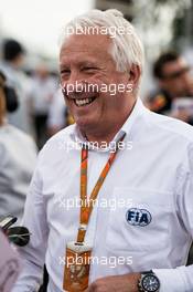 Charlie Whiting (GBR) FIA Delegate at the Formula One Raft Race. 10.06.2017. Formula 1 World Championship, Rd 7, Canadian Grand Prix, Montreal, Canada, Qualifying Day.
