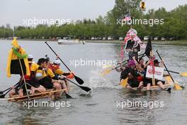 Formula One Raft Race, Renault F1 Team and Haas F1 Team 10.06.2017. Formula 1 World Championship, Rd 7, Canadian Grand Prix, Montreal, Canada, Qualifying Day.
