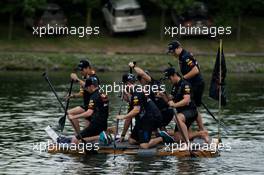 Red Bull Racing at the Formula One Raft Race. 10.06.2017. Formula 1 World Championship, Rd 7, Canadian Grand Prix, Montreal, Canada, Qualifying Day.